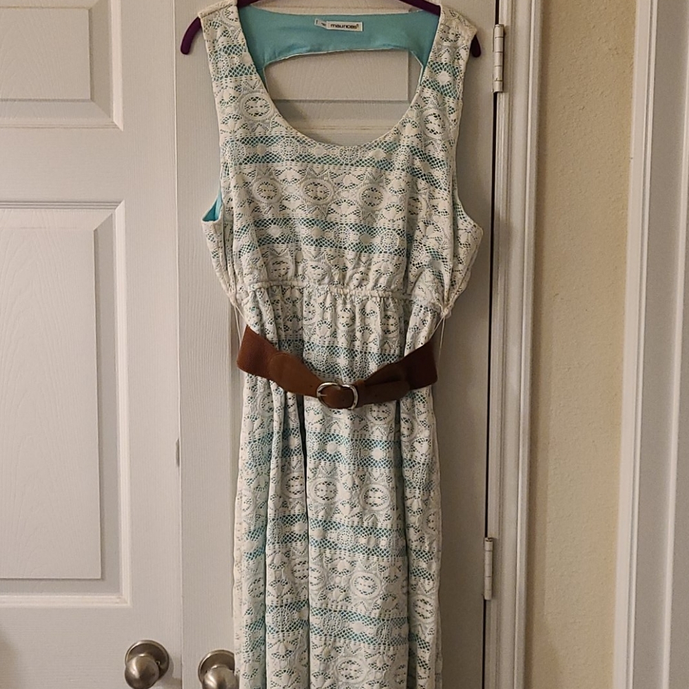 Pretty Maurices crochet dress with belt